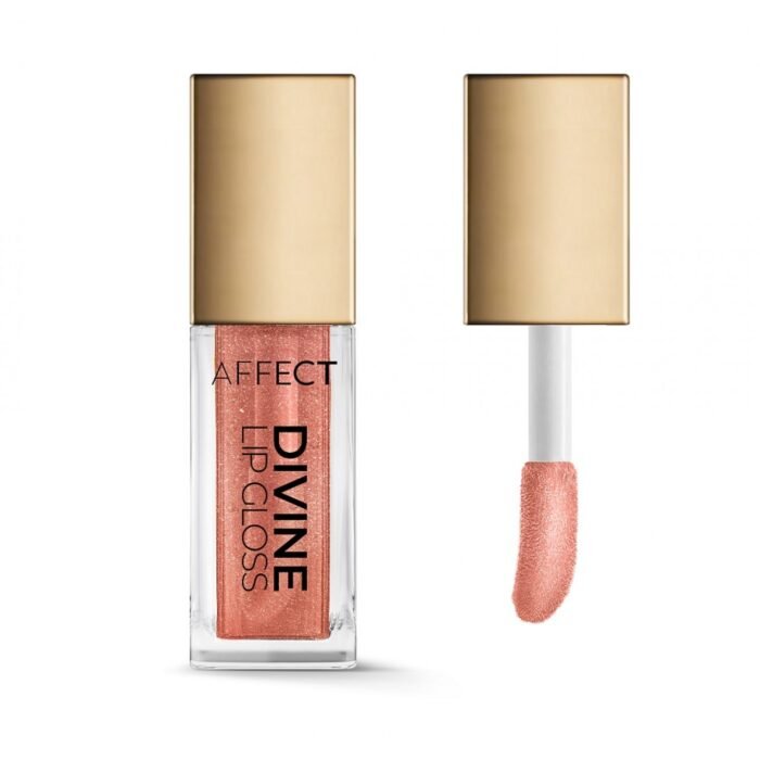 Το Divine Lip Gloss της Affect Professional Cosmetics προσφέρει μια εντυπωσιακή λάμψη σε συνδυασμό με ένα μοντέρνο χρώμα στα χείλη σας. Αφήνει ένα υπέροχα λαμπερό φινίρισμα στα χείλη που βοηθάει να τα μεγεθύνει οπτικά. Περιέχει ένα σύμπλεγμα ελαίων argan, σπόρων σταφυλιού και ροδάκινου, τα οποία θρέφουν ενεργά, ενυδατώνουν και λειαίνουν την ευαίσθητη επιδερμίδα των χειλιών. Το Lip Gloss είναι εξοπλισμένο με ένα μεγάλο απλικατέρ, που κάνει την εφαρμογή στα χείλη άνετη, γρήγορη και χωρίς προβλήματα. Το Lip Gloss έχει μια ευχάριστη μυρωδιά γλυκιάς καραμέλας. Το βρίσκετε σε δύο αποχρώσεις: Darling - Rasberry sugar - Dirty pink with gold flecks Vegan Formula 5gr